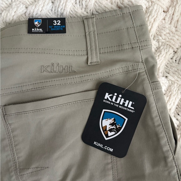 NWT Kühl Renegade 10" Inseam Shorts - Size 32 - Light Khaki/Taupe - Picture 4 of 5